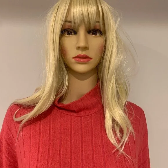 Anthropologie Eri + Ali tunic Fiona Hacci pullover ribbed mock neck - Picture 6 of 8